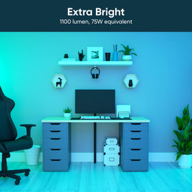 Wyze Bulb Color RGB with 16 million colors for precise ambience control.