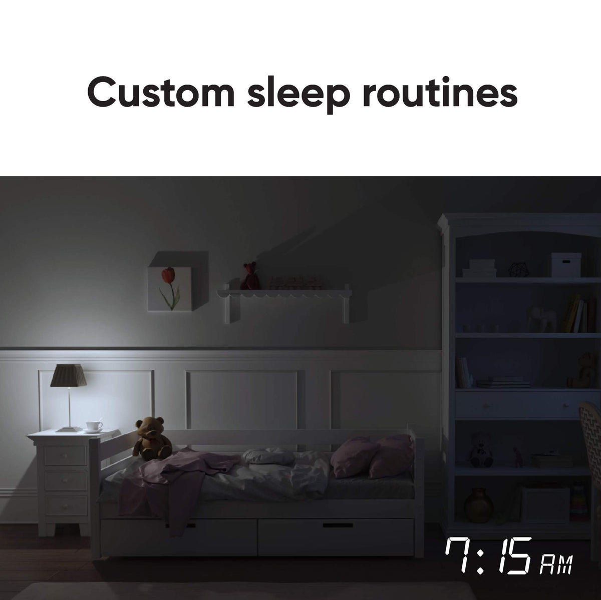 Wyze Bulb Color RGB slim profile fits narrow fixtures for versatile placement.