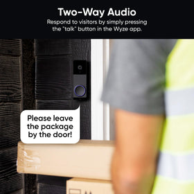 Wyze Duo Cam Door Bell motion deterrence alerts and visitor monitoring