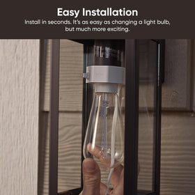 Wyze Lamp Socket v2 enables dusk-to-dawn automation for hands-free security.