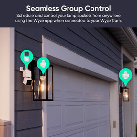 Easy installation of Wyze Lamp Socket v2 using your existing outdoor fixture.