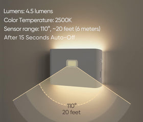 WYZE Night Light Magnetic Mount attaches easily to metal surfaces.