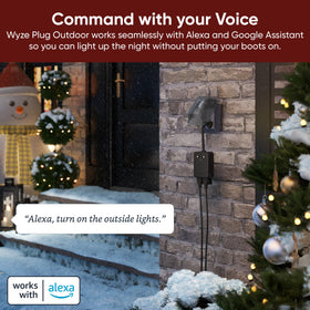 Wyze Plug Outdoor uses 2.4GHz WiFi for a stable connection