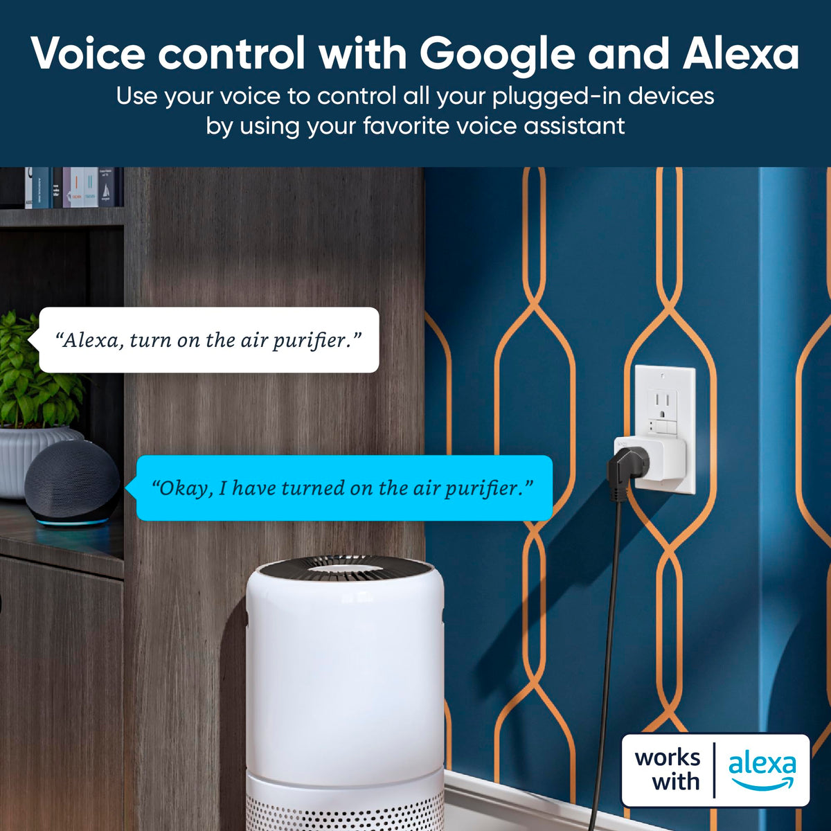 Wyze Plug grouped in a room for one-tap whole-room control.