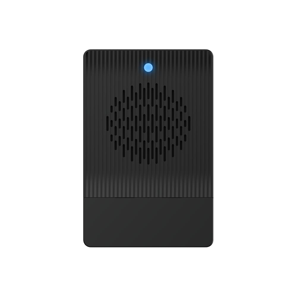 Wyze Security Video Doorbell Chime front view showing plug-in setup for immediate alerts.