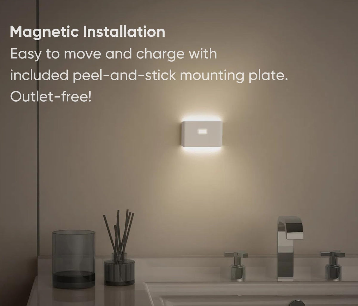 WYZE USB-C rechargeable battery keeps light ready without replacements.