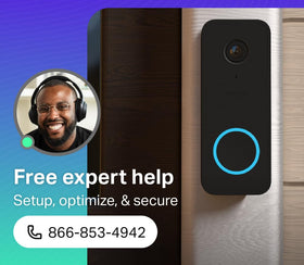 Wyze Video Doorbell V2 outdoor design blends with home exterior.