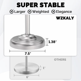 WZKALY brushed-nickel finish close-up highlights rust-resistance and modern look.