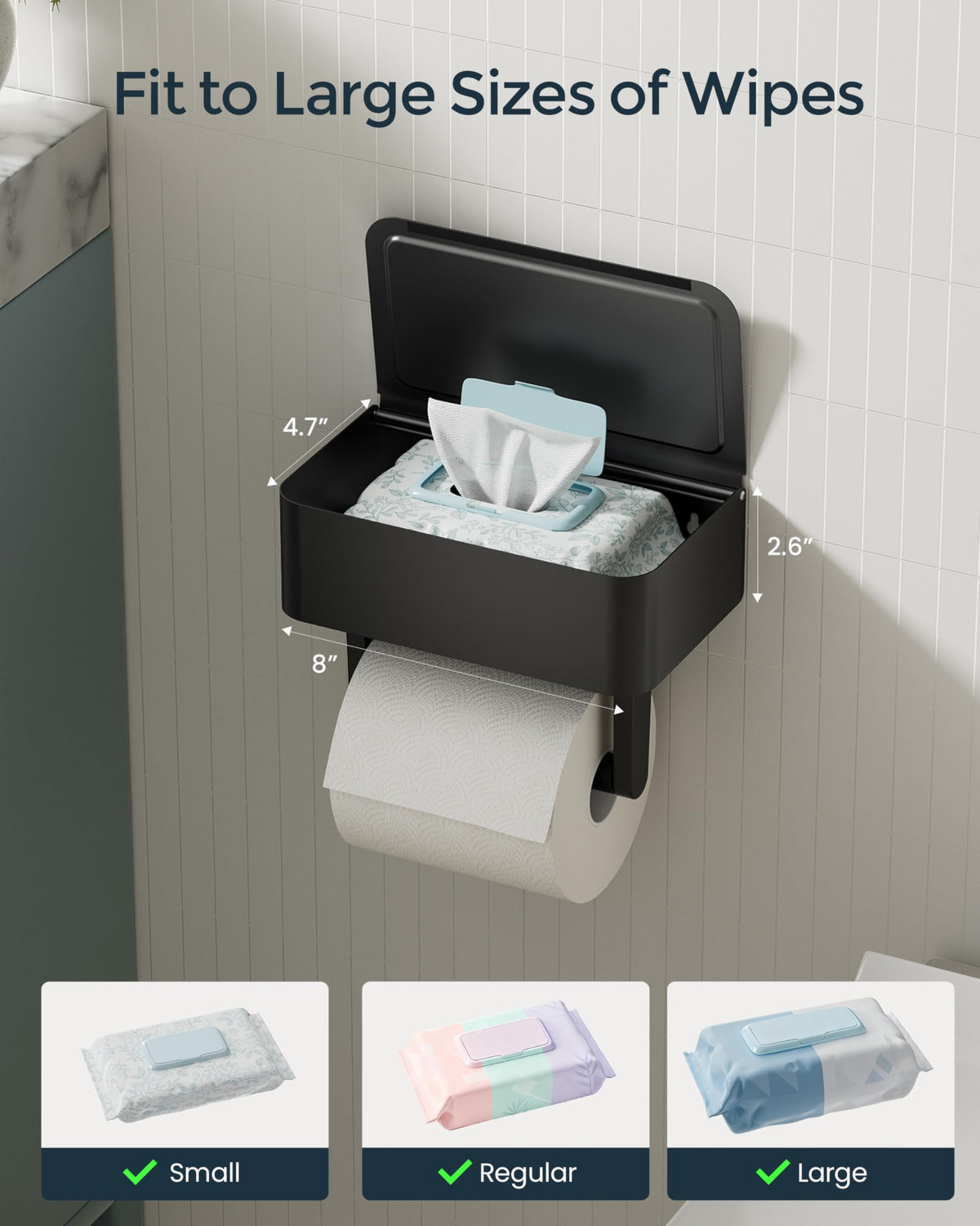 WZKALY discreet bathroom storage for private items and essentials