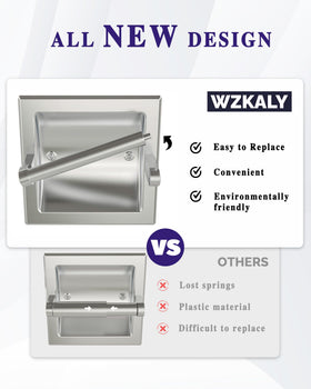 WZKALY stainless-steel closeup shows durable construction