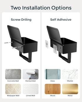 WZKALY stainless steel with matte black finish for modern style