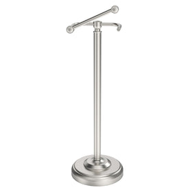 WZKALY toilet paper holder stand front view with brushed nickel finish for durable everyday use.