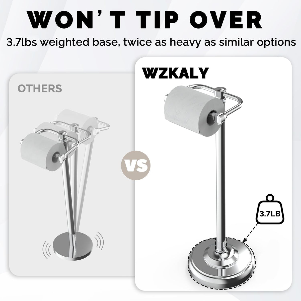 WZKALY no drilling setup highlights floor friendly installation