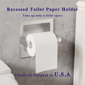 WZKALY recessed holder with hardware included for DIY installation