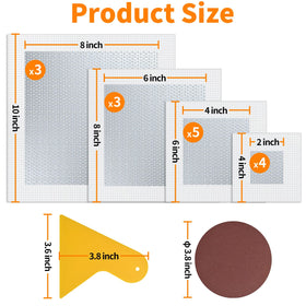 WZNBJLX 2x2 inch patch for small hole repairs on drywall