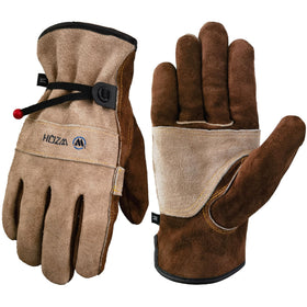 WZQH leather work gloves cowhide shell provide durable protection for tough tasks.