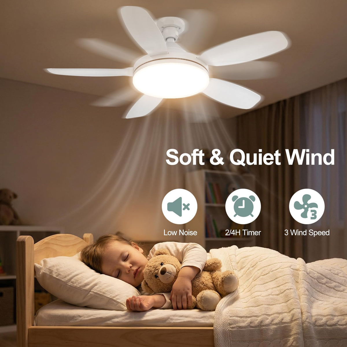WZZIW durable motor with up to 50,000 hours of use.