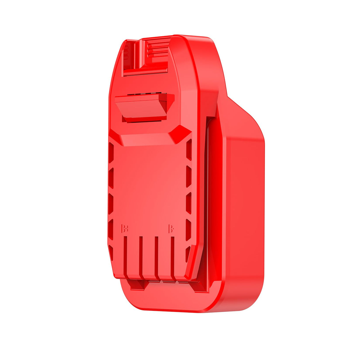 X-Adapter battery insertion check ensures proper seating before use.