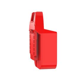 X-Adapter compact design with built-in release switch in use