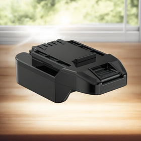 X-Adapter securely accepts a Hercules 20V battery for Bauer tool operation.