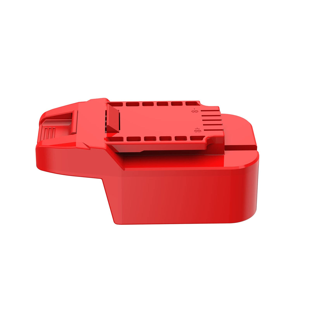 X-Adapter M18 RED battery inserted into Bauer 20V MAX tool