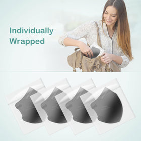 Adjustable ear loops ensure a secure fit for many face shapes.