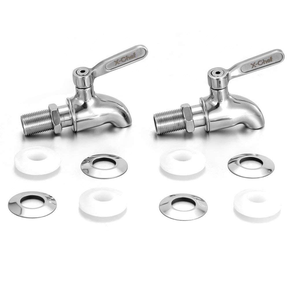 Durable corrosion-resistant X-Chef spigot delivering reliable pours
