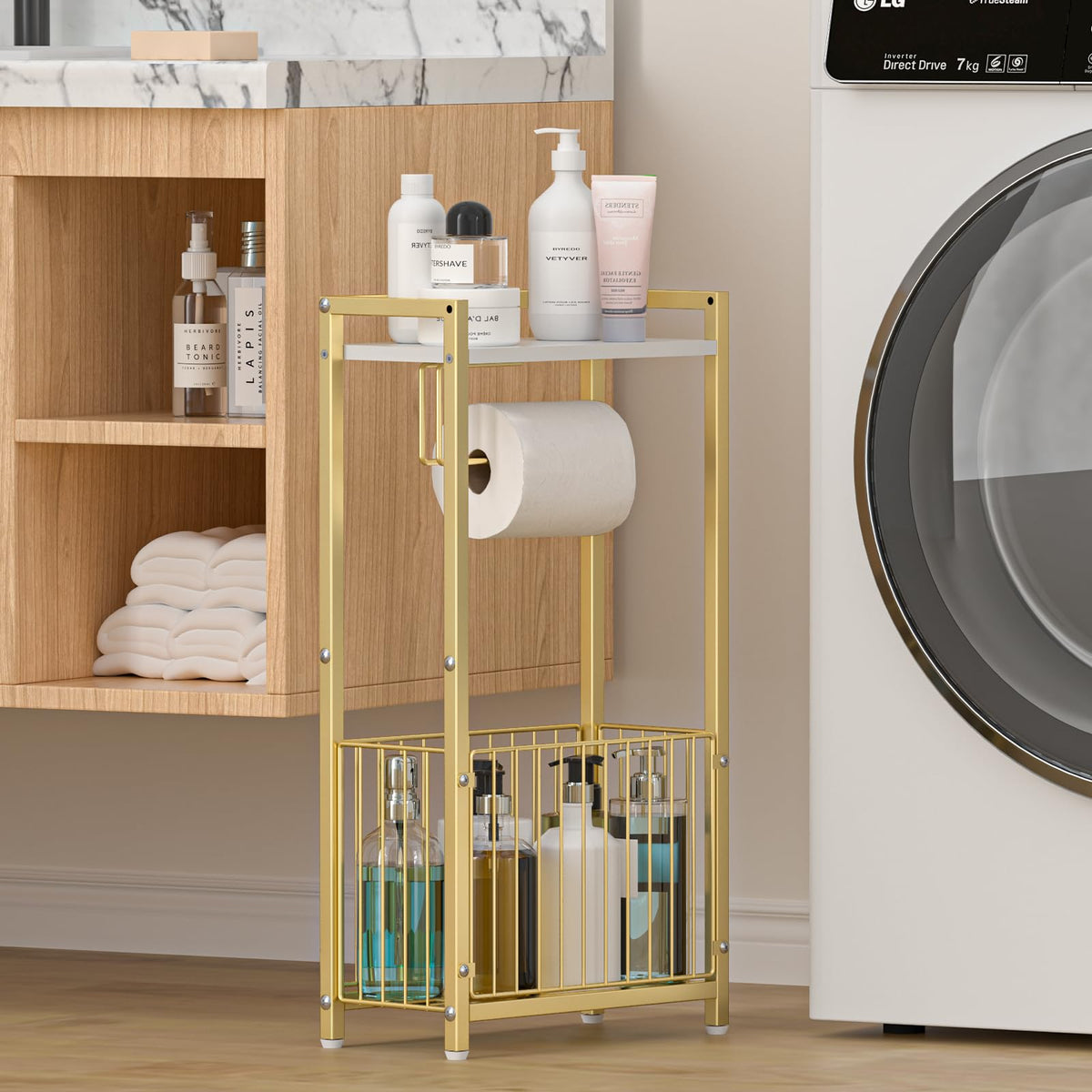 X-cosrack compact dimensions fit under sinks to save bathroom space.