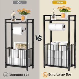 X-cosrack sturdy metal frame supports daily bathroom use