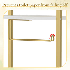 X-cosrack top shelf holds phone, wipes, or decor to refresh your space.