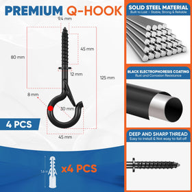 X-CUIRASS expansion tubes simplify secure mounting on various surfaces.