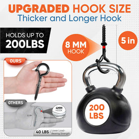 X-CUIRASS Q-Hanger stopper design protects walls during installation.