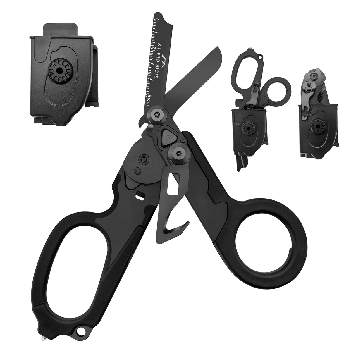 X.I. Products 6-in-1 foldable trauma shears offer compact portability for on-the-go emergencies