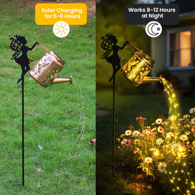 X-PREK fairy outdoor decor adds cozy ambiance to lawns and beds
