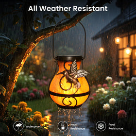 X-PREK IP65 waterproof lantern withstands rain and snow outdoors.