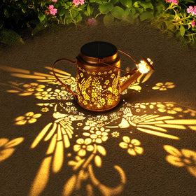 X-PREK solar watering can light lights front yard for evenings