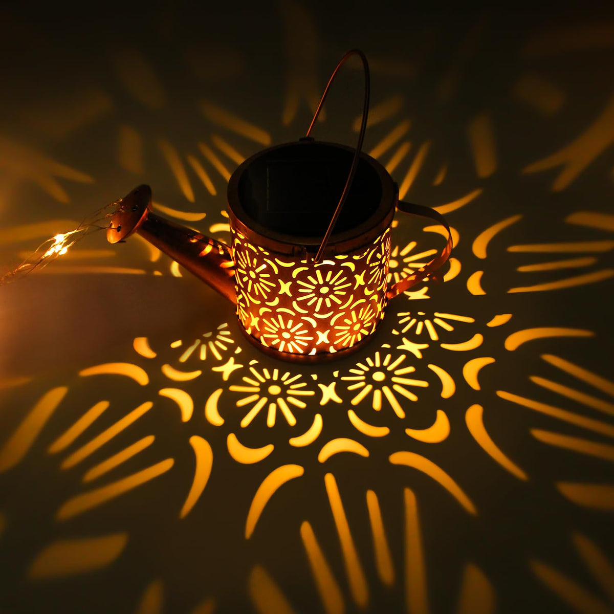 X-PREK yard lights project star patterns along pathways for enchanting evenings.