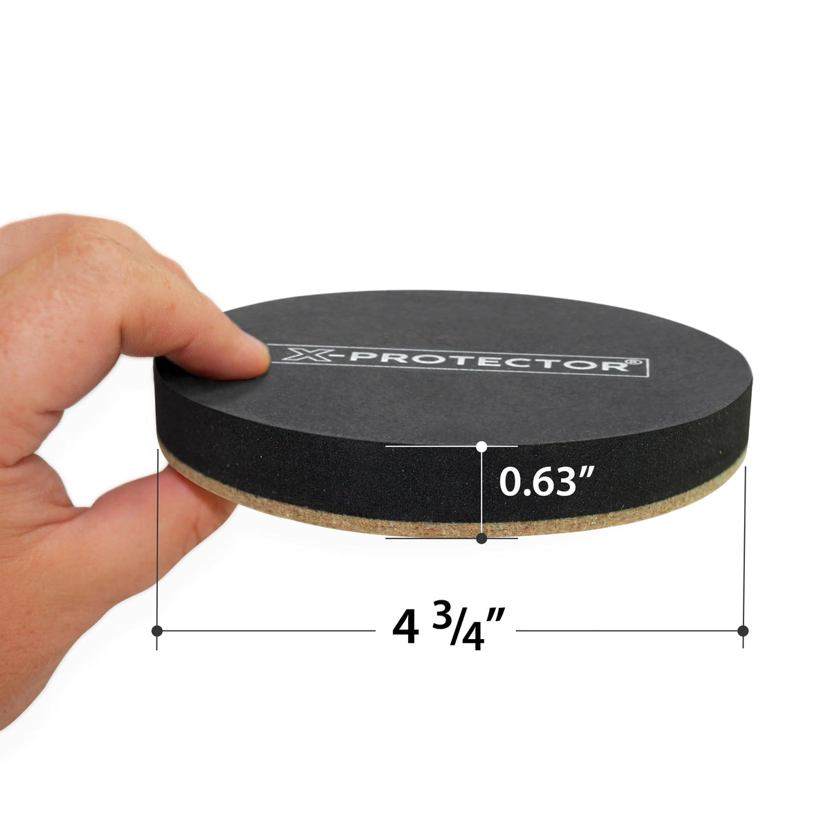 X-Protector 4-75-inch sliders reduce friction for easy furniture movement.