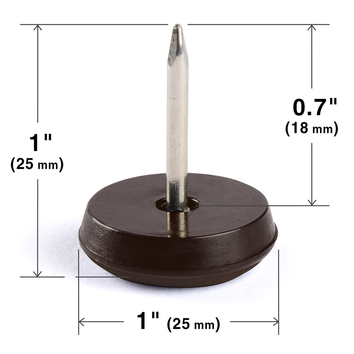 X-Protector 40-piece pack helps prevent scratches on vinyl and tile floors.