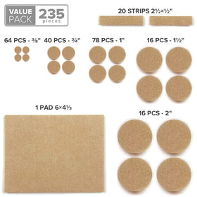 X-PROTECTOR premium felt pad pack for hardwood and laminate.