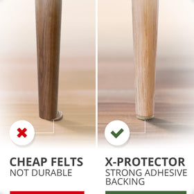 X-Protector felt pads one and a half inch for larger furniture feet