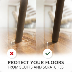 X-Protector felt pads one inch for chair legs and smooth movement