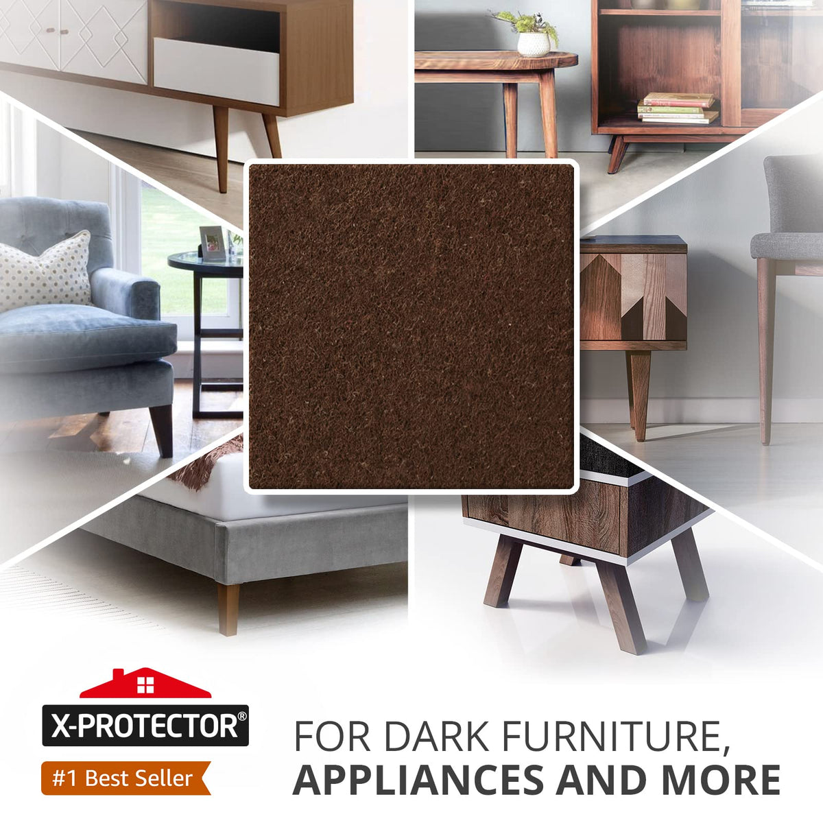 X-Protector floor protection on hardwood and laminate surfaces