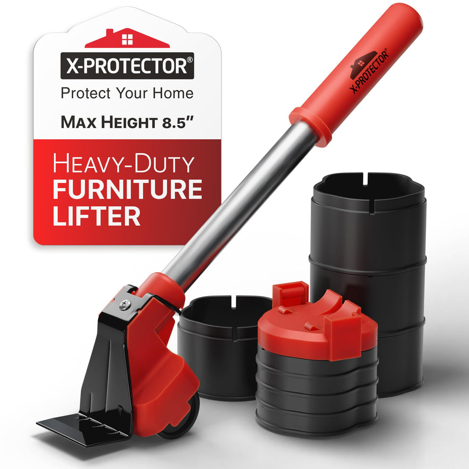 X-Protector furniture lifter tool set lifting heavy furniture with minimal effort for slider setup