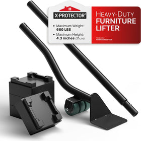 X-Protector Furniture Lifter Tool under furniture for effortless lifting