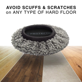 X-Protector four sliders designed for carpeted areas speed up rearrangement.