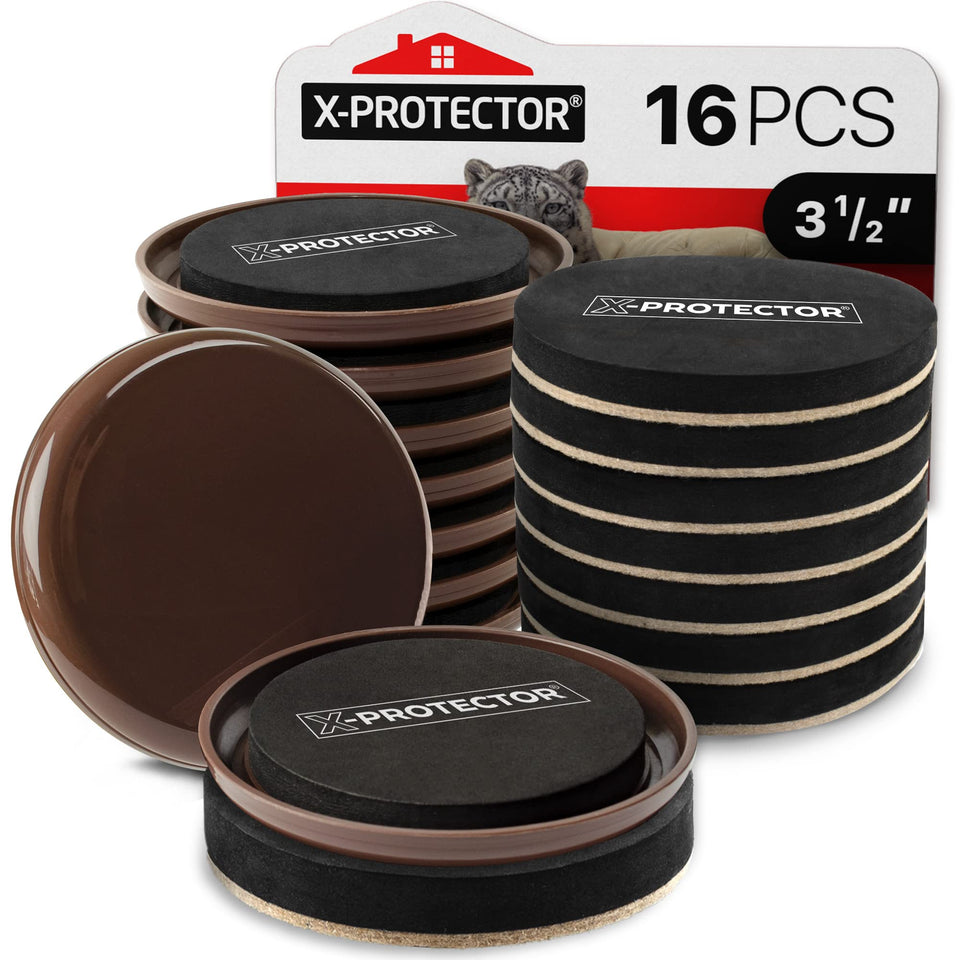 X-Protector 16-piece furniture sliders for safe, easy floor moves