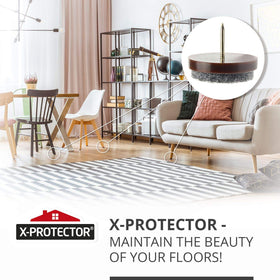 X-PROTECTOR installation with hammer-friendly nails demonstrates easy pre-drill