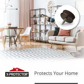X-Protector premium chair glide reduces friction and protects surfaces.