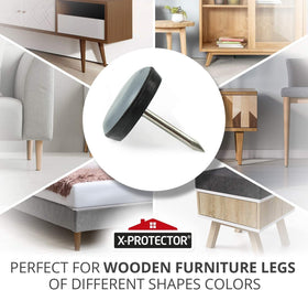 X-Protector premium floor protectors handle carpet and vinyl smoothly.